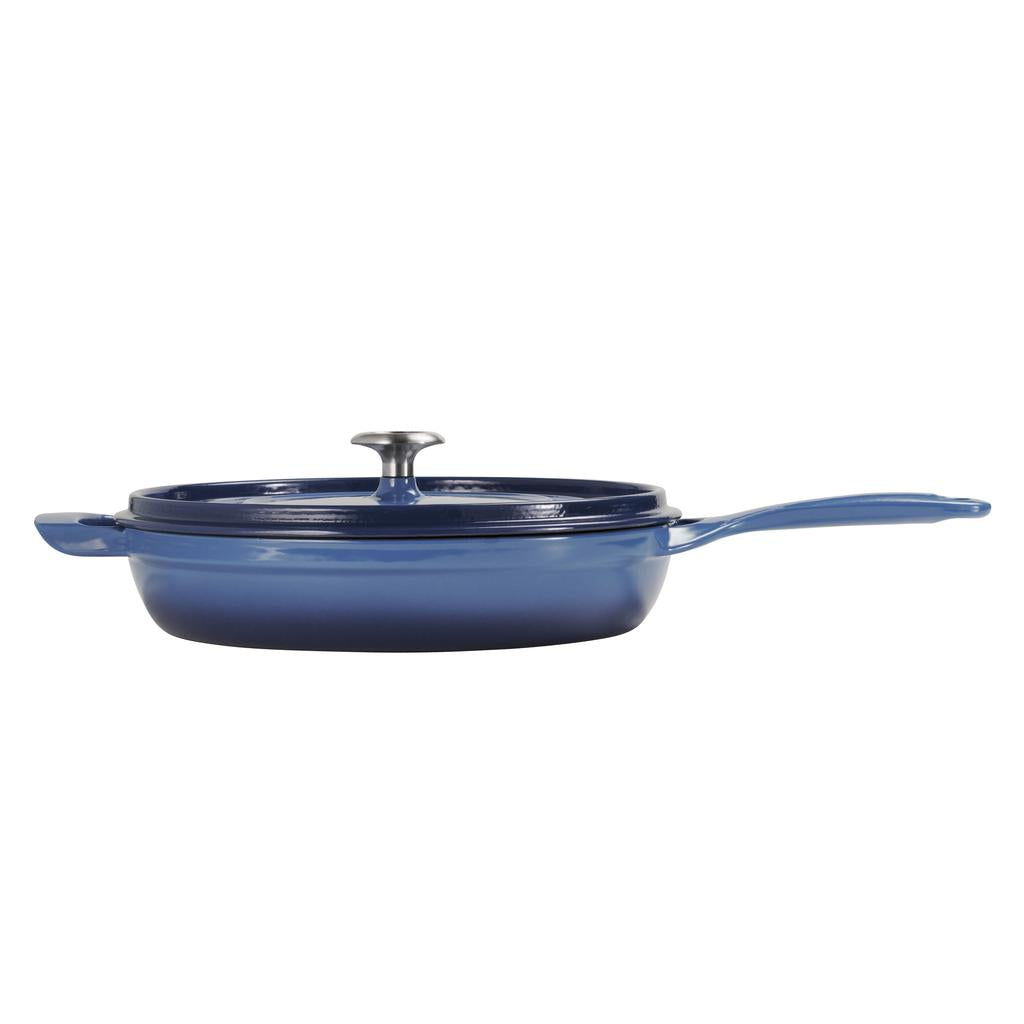 Tramontina Sartén de Hierro Fundido Esmaltado con Tapa 30.48 cm / 12"
