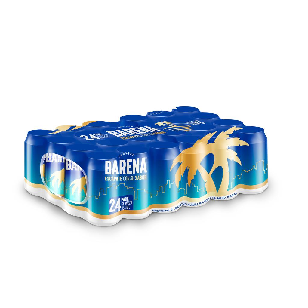 Barena Refrescante Cerveza Hondureña en Lata 24 Unidades / 355 ml / 12 oz