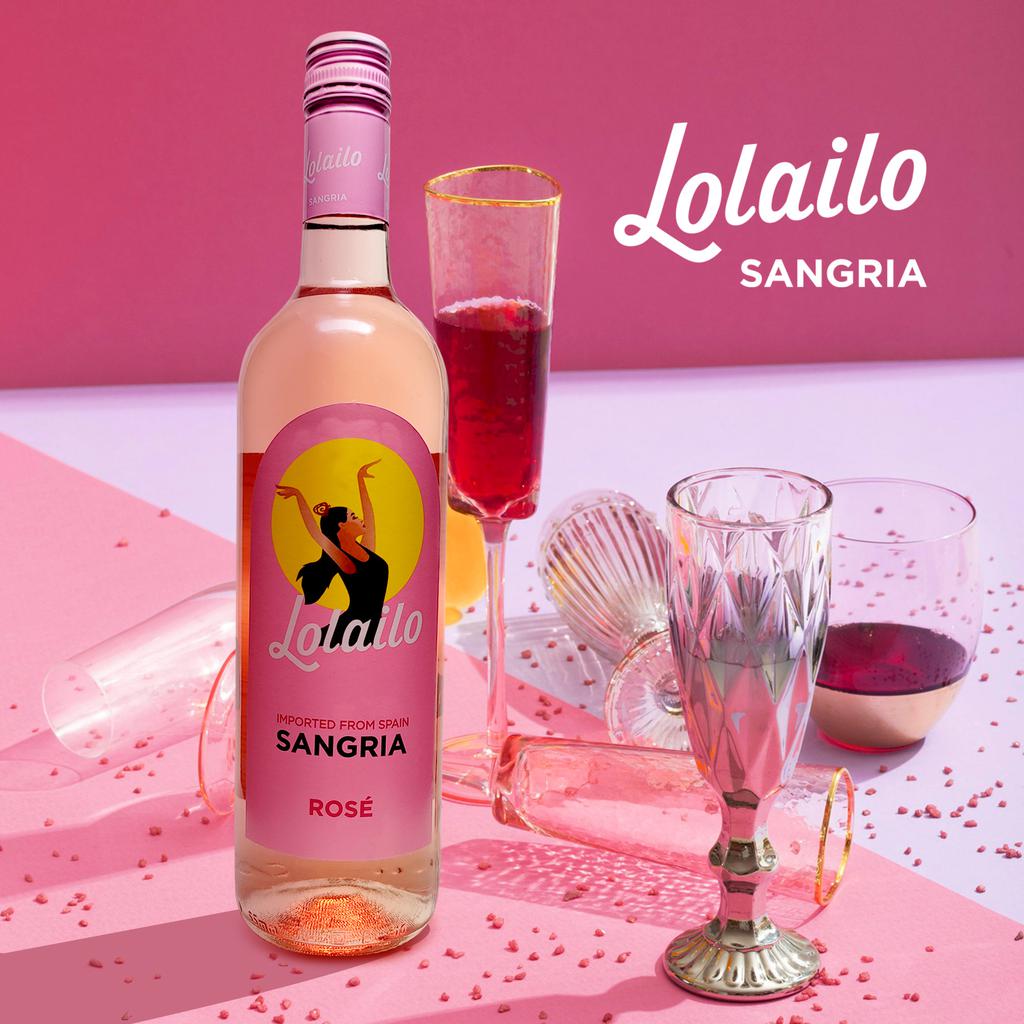 Lolailo Sangría Rosada con 6 % de Alcohol por Volumen  750 ml