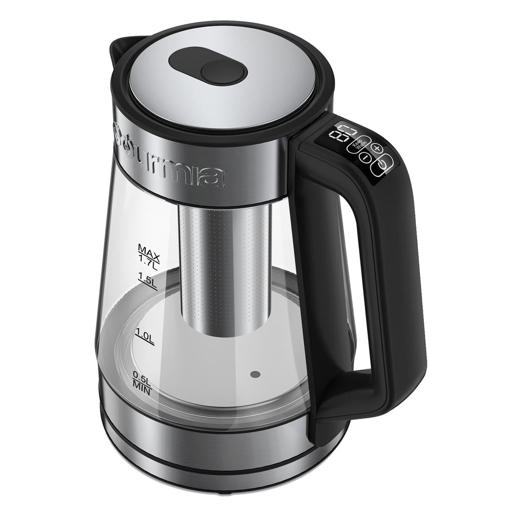 Gourmia Tetera Inalámbrica con Asa y Panel de Control Digital 1.7 L / 57.48 oz