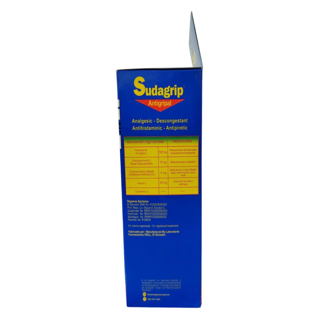 Sudagrip Antigripal en Sobres 2 Paquetes / 25 Unidades