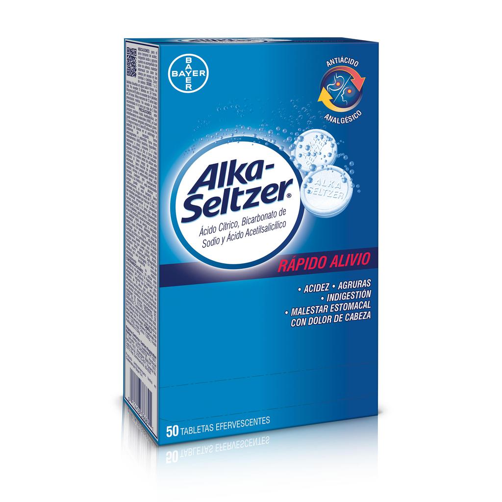 Alka Seltzer Antiácido 60 tabletas