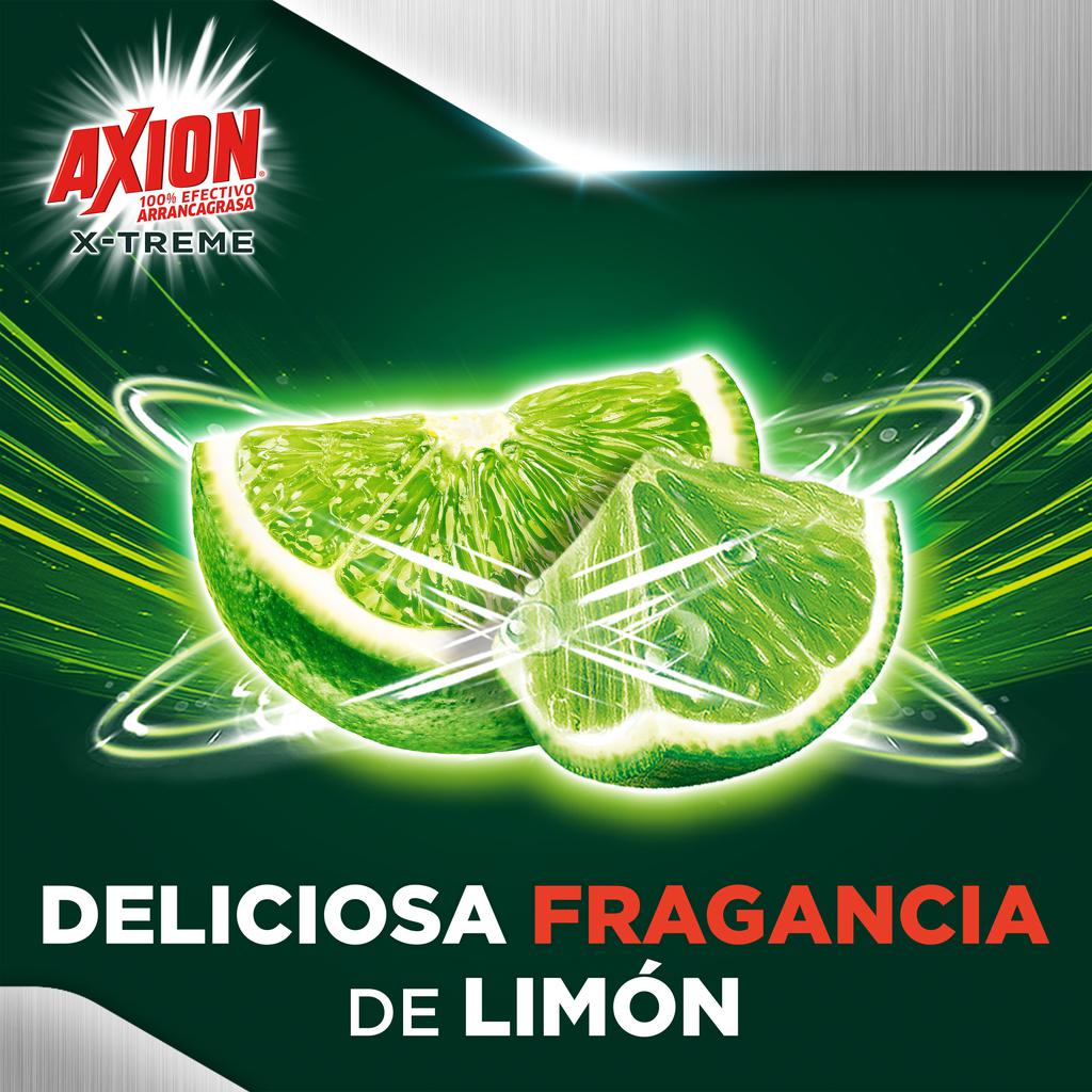 Axion X-Treme Arranca Grasa Jabon Lava Vajillas Liquido 2.8 L / 94.67 oz