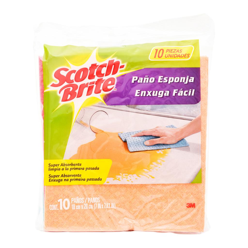 Scotch-Brite Paño Absorbente 10 Unidades