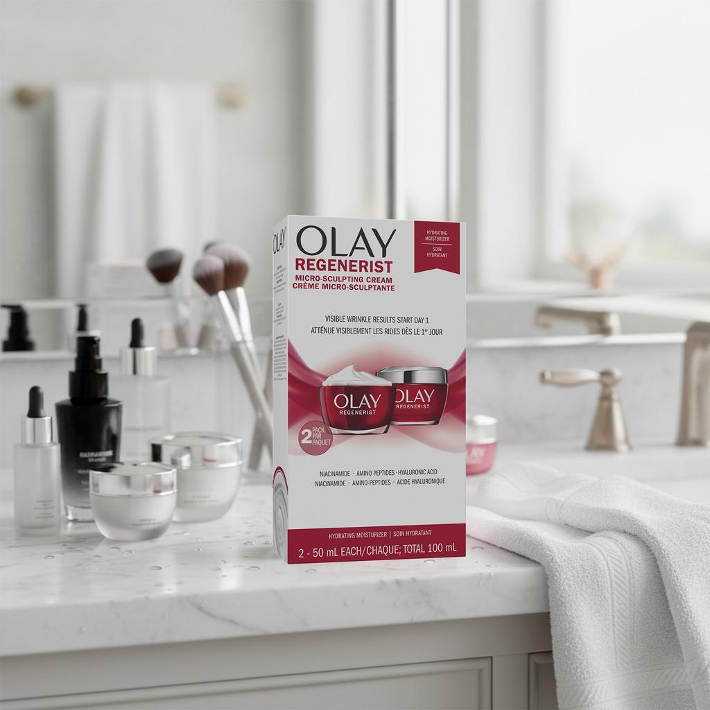 Olay Crema Facial Hidratante Regenerist 2 Unidades / 50 mL / 1.7 oz