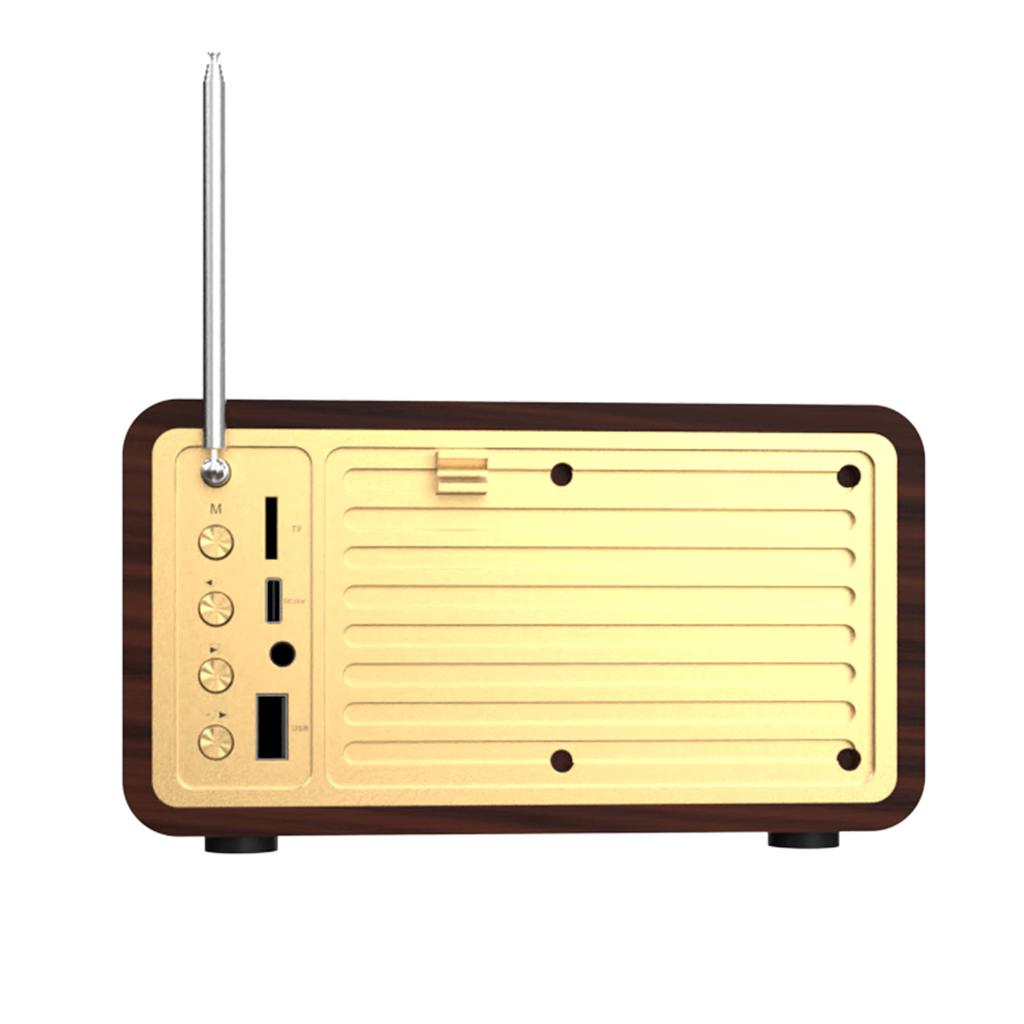 SoundPlay Altavoz Retro Inalámbrico con Radio FM, Entrada AUX y Reproducción USB D30508PS