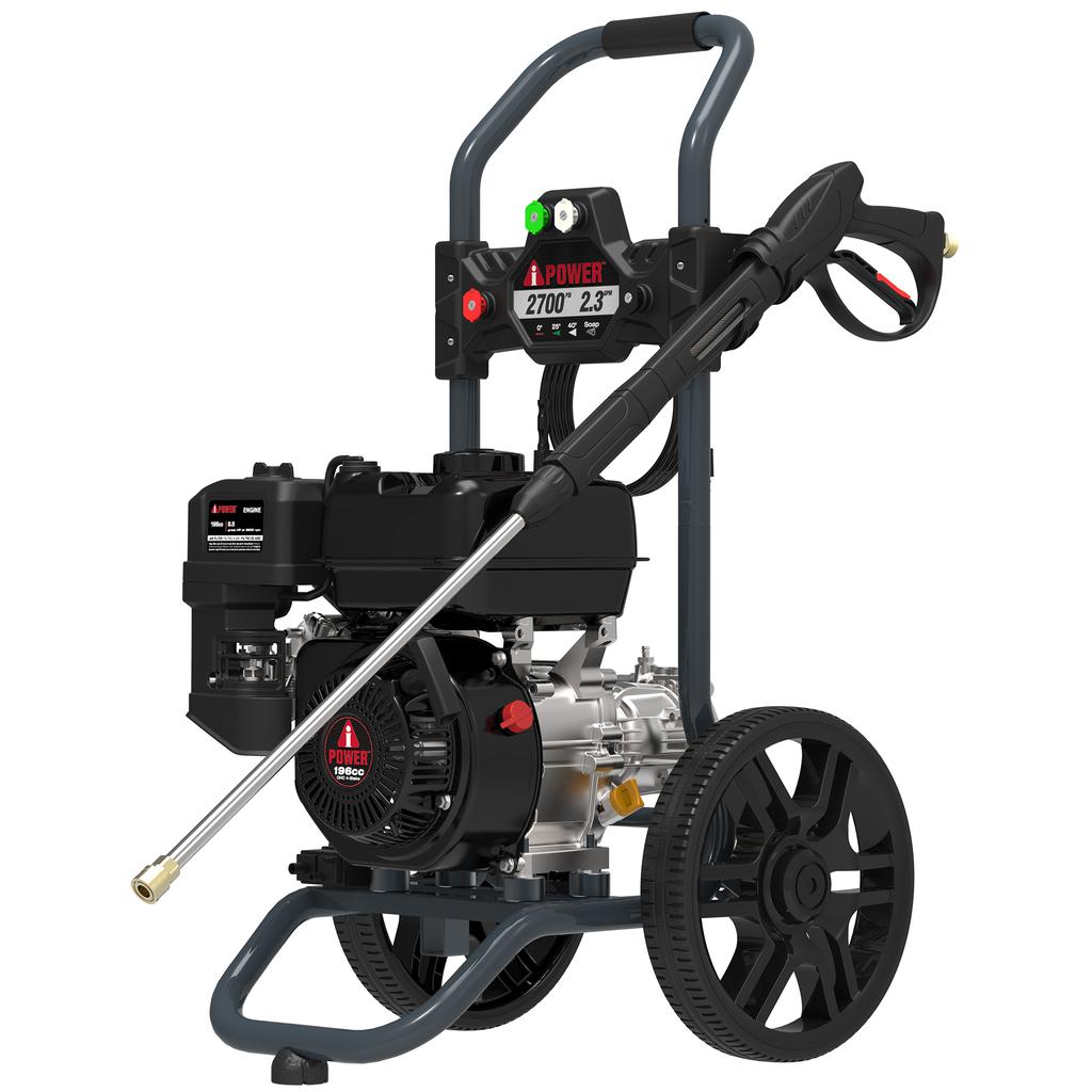 A-iPower Lavadora de Alta Presión a Gas 18.61 MPa / 2 700 PSI