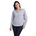 Hilary Radley Blusa de Manga Larga con Diseño de Rayas para Mujer