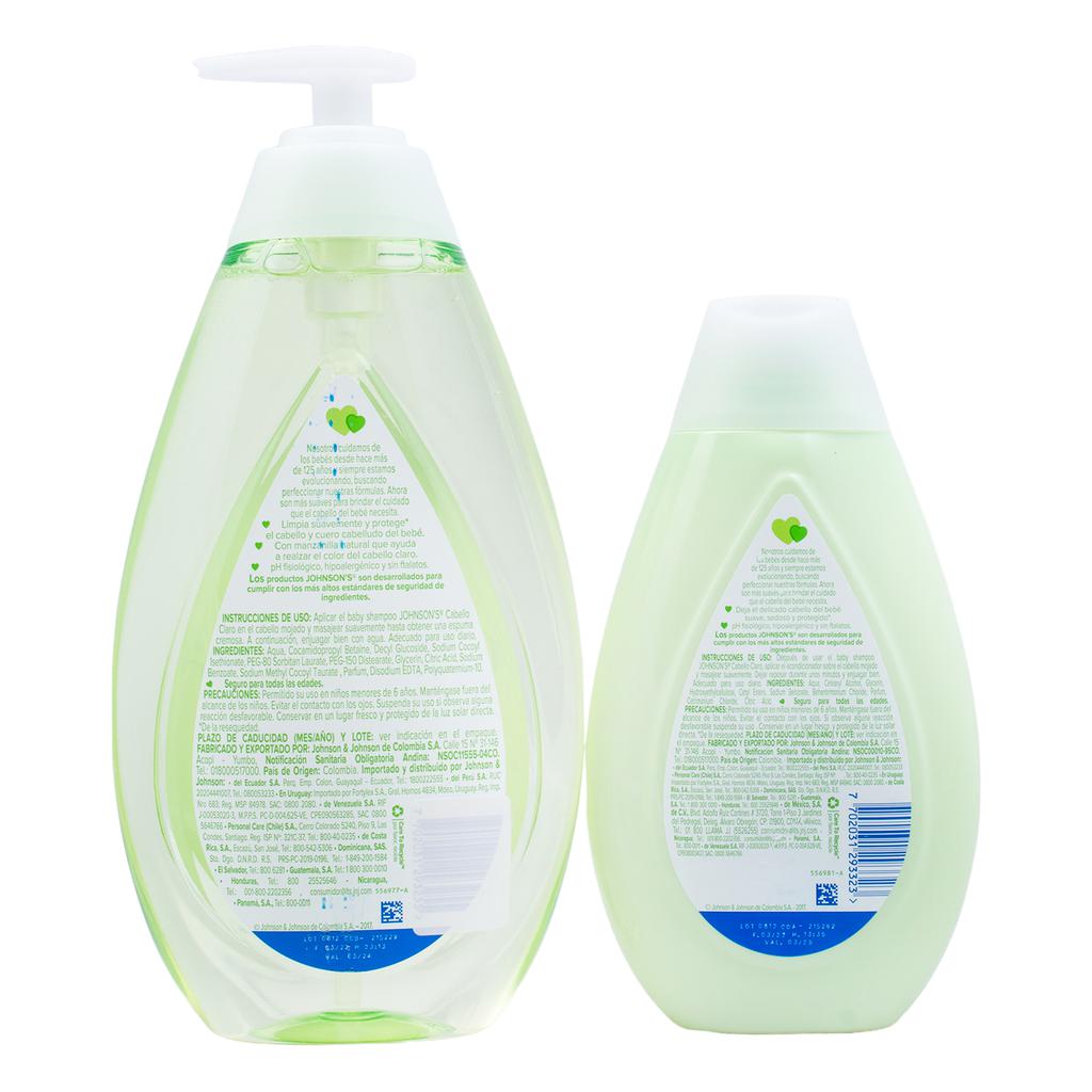 Johnson's Baby Champú 750 mL + Acondicionador 400 mL