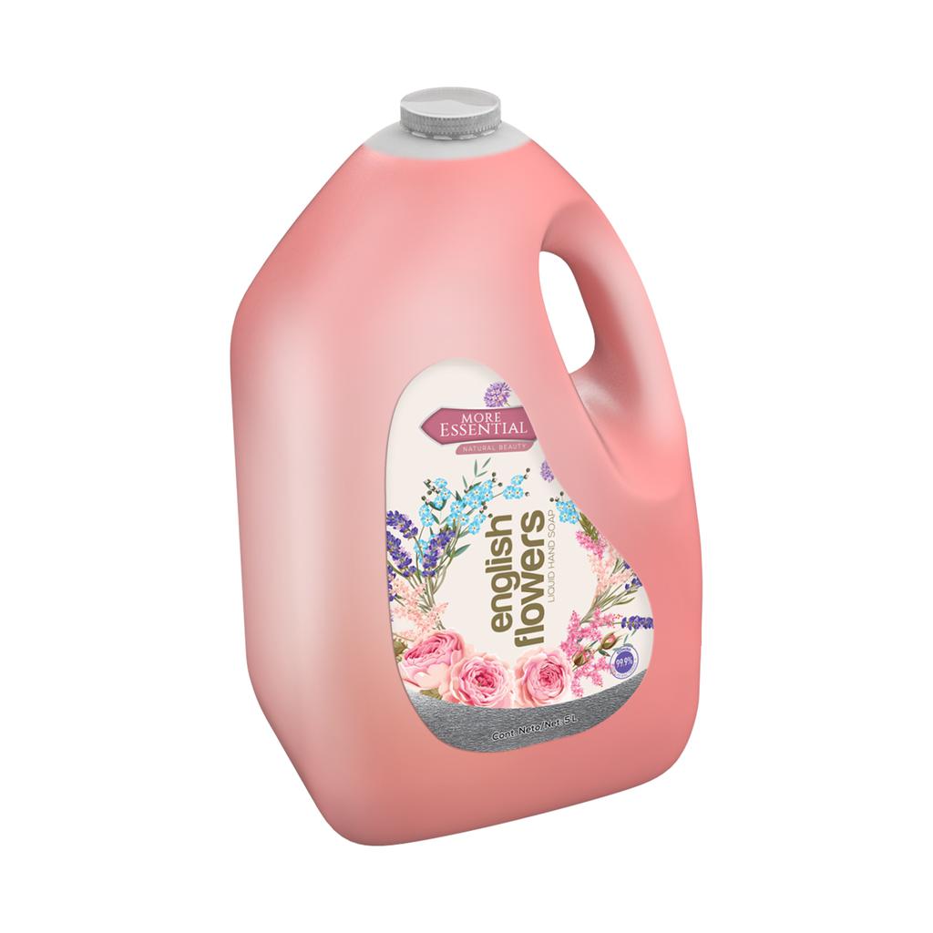More Essential Jabon Antibacterial Liquido English Flower 5 L