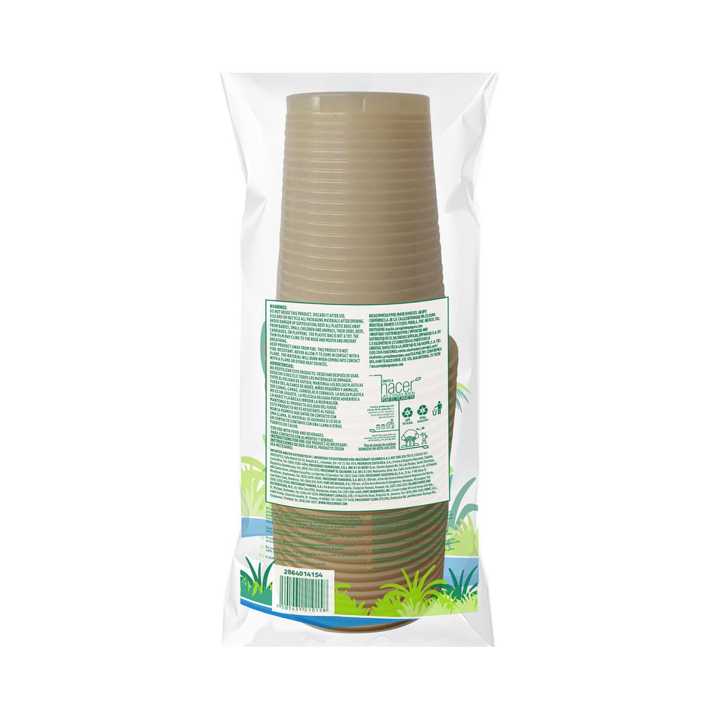 Termogreen Vaso Plástico Biodegradable 150 Unidades / 296 mL / 10 oz