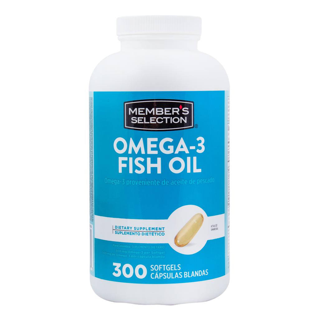 Aceite de Pescado con Omega-3 300 Cápsulas