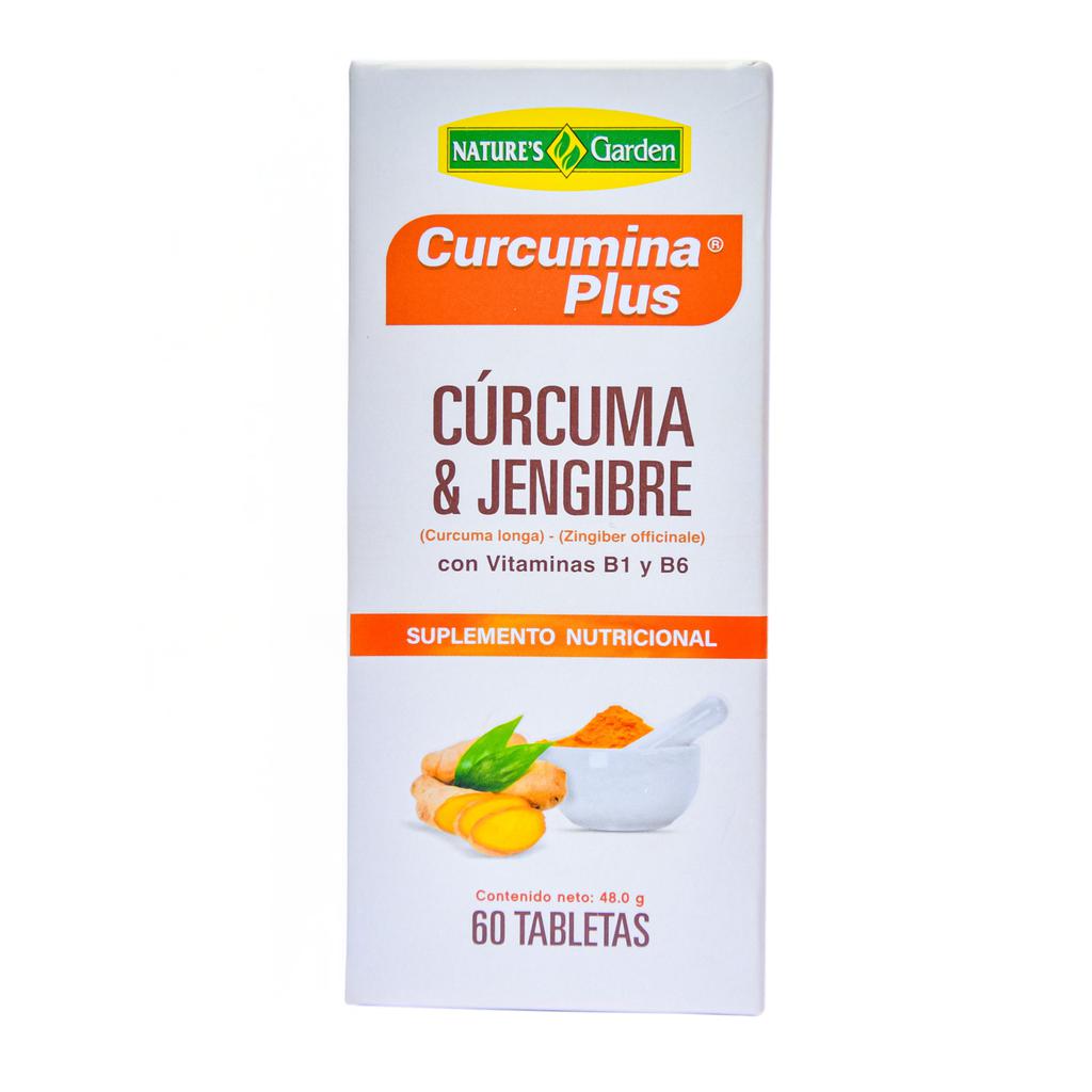 Nature´s Garden Suplemento Nutricional de Cúrcuma con Jengibre 120 Unidades / 0.8 g