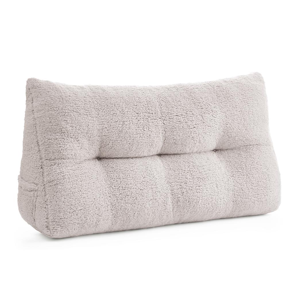Almohada en Cuña Sherpa con Bolsillo Lateral