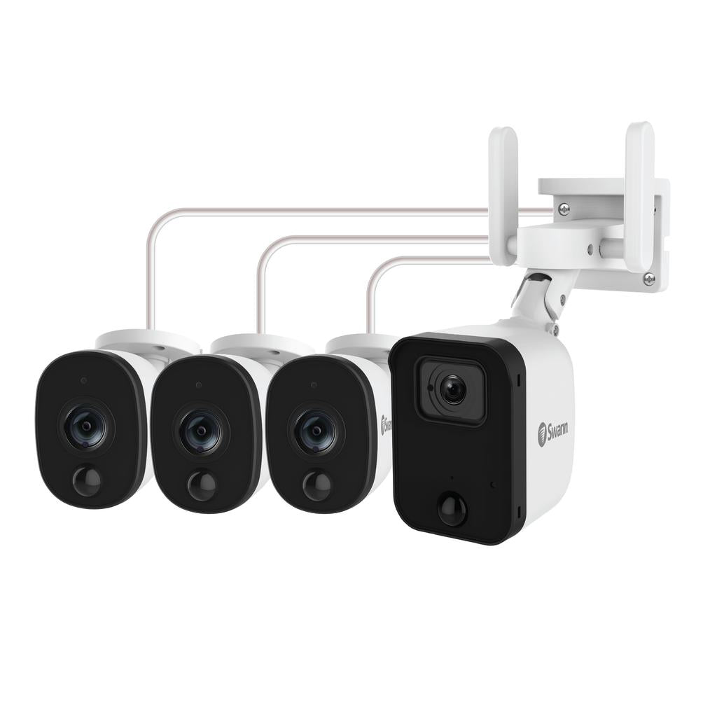 Swann Sistema de Seguridad Perimetral 4 Cámaras