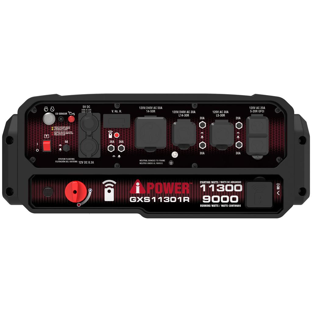 A-iPower Generador Portátil con Control Remoto y Sensor de Monóxido de Carbono
