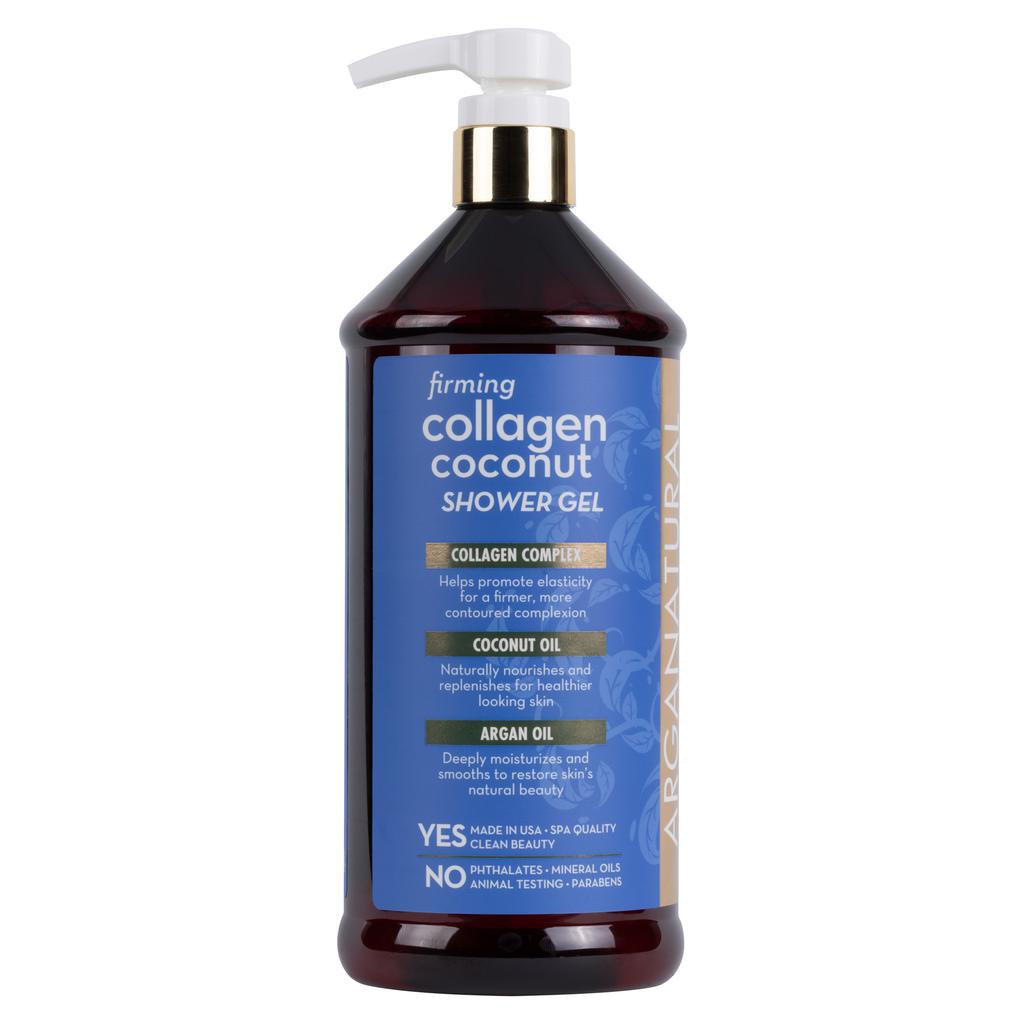 Arganatural Gel de Ducha Reafirmante de Coco con Colágeno 2 Unidades / 960 mL / 32 oz
