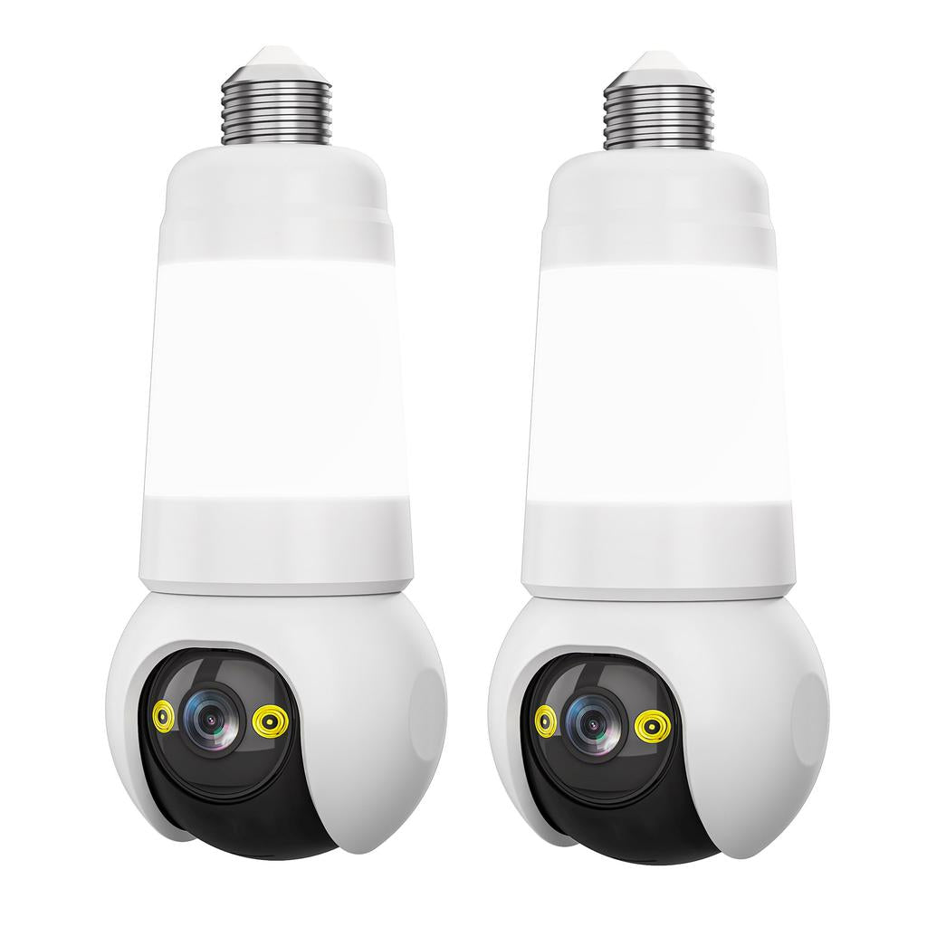 NexHT Bombilla Smart con Cámara de Seguridad 2 Unidades