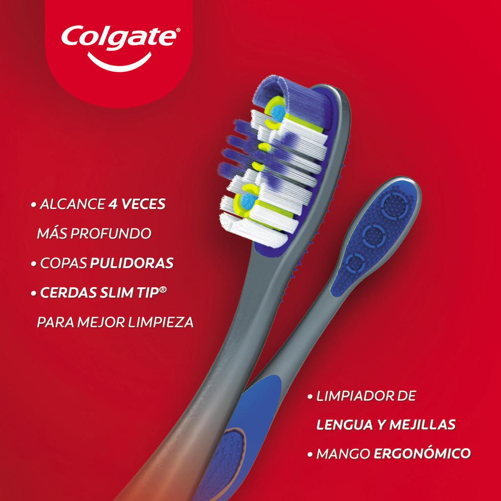 Colgate Total Whitening Cepillo de Dientes 8 Unidades