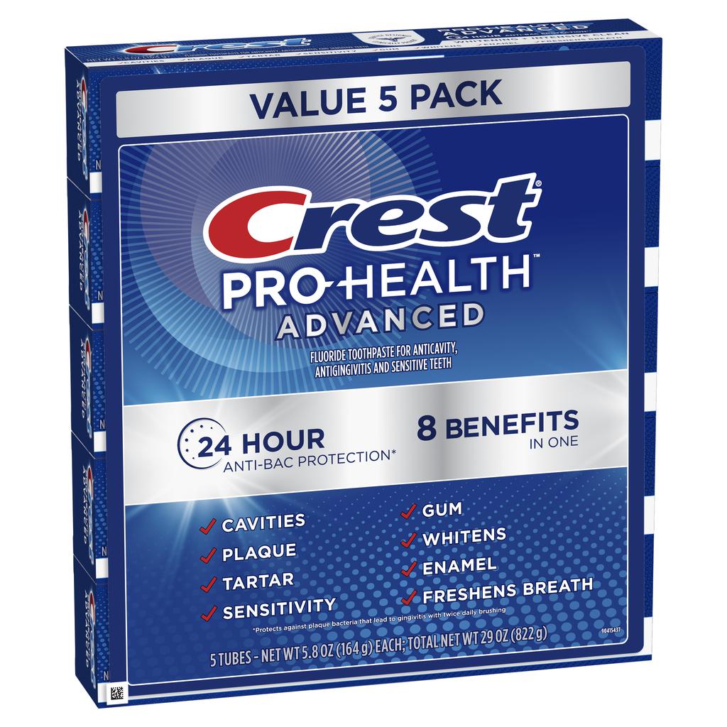 Crest Pro Health Advanced Pasta Dental para Dientes Sensibles 5 Unidades / 164 g / 5.8 oz