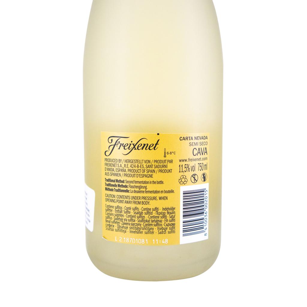 Freixenet Carta Nevada Vino Espumante Semi Seco 750 mL / 25.36 oz