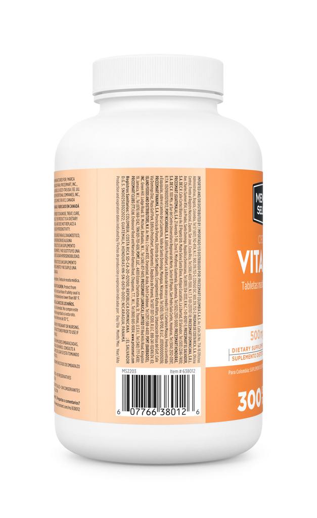 Member's Selection Tabletas Masticables de Vitamina C 300 Unidades