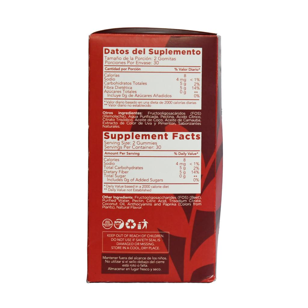 Fibramin Fibra Dietética Soluble en Gomitas Sin Azúcar 2 Unidades / 60 Gomitas