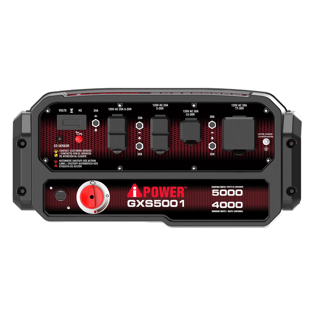 A-iPower Generador de Energía Portátil a Gas 5 000 W