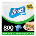 Scott Servilleta Cuadrada Suave y Absorbente 800 Unidades