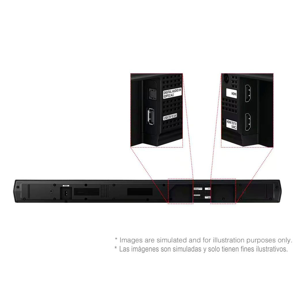 Samsung Sistema de Sonido Serie B Soundbar HW-B650F/ZP