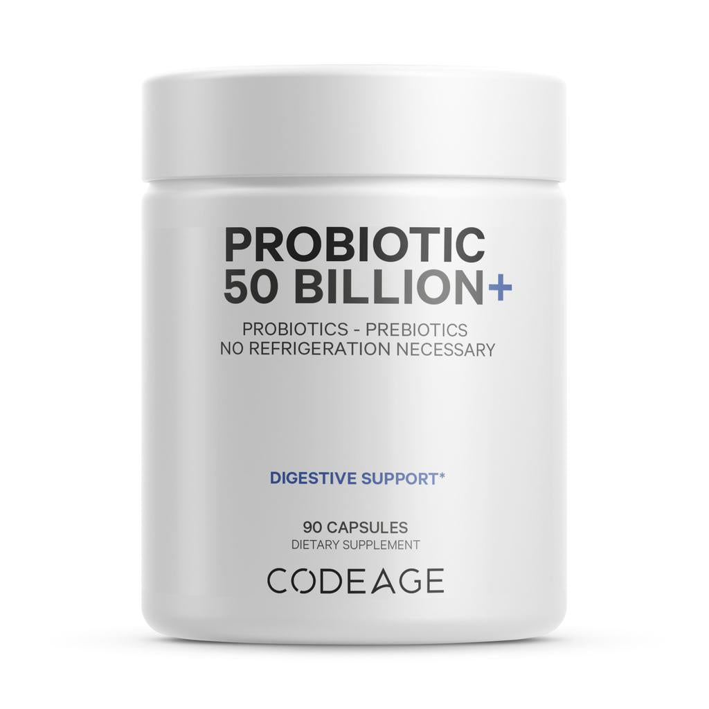 CodeAge SBO Probióticos + 50 Billones CFU 90 Cápsulas